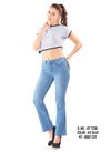 New Stylish Jeans Fancy Wear Boot Cut Pant Collection BT 4114 Ice Blue